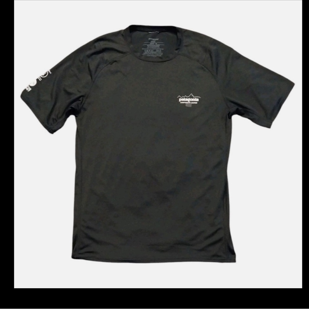 Patagonia corporate games Black Short Sleeve Tee Classic Crew Neck